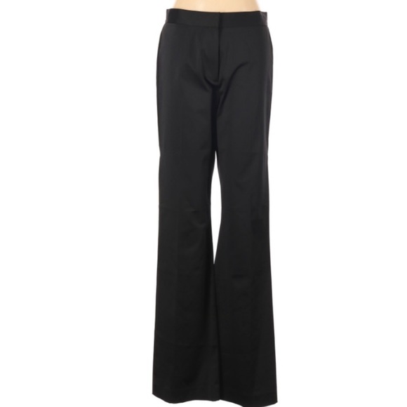 Dkny Pants - DKNY City Black Sateen Trouser Pants